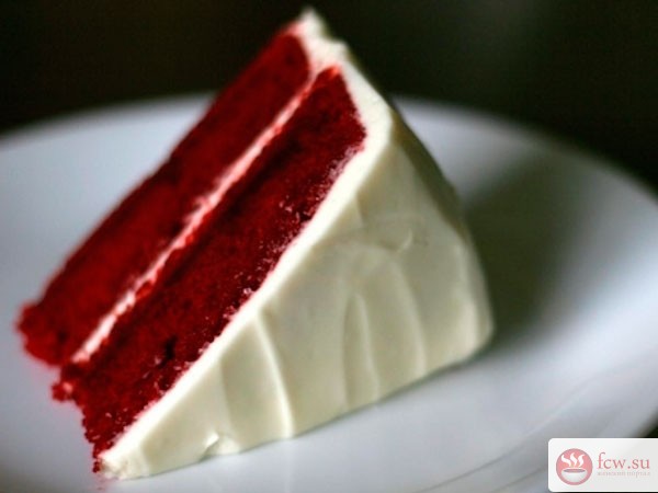 Потрясающий красный бархатный торт
