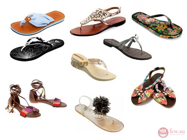 Какую обувь взять на пляж летом 2015?