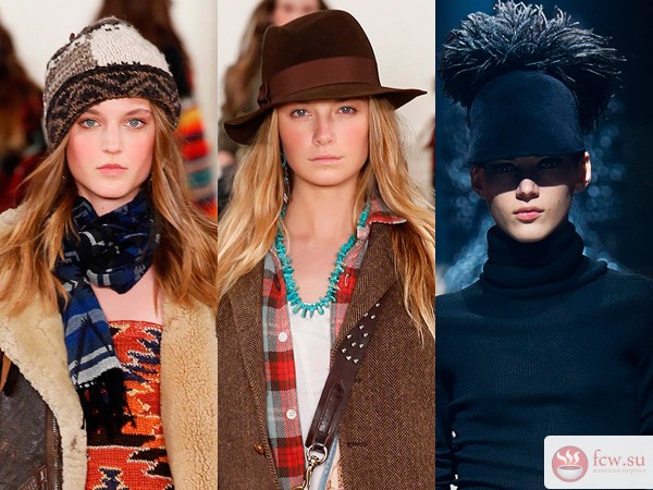 Модные шапки зимы 2014 - 2015