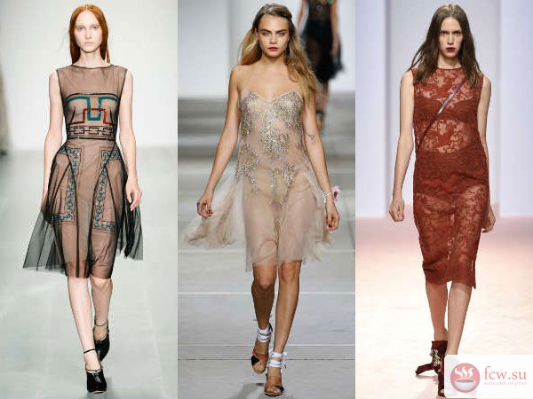 Тренд летней моды 2015 года – полупрозрачные ткани