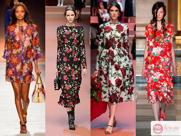 Повседневное платье с цветочным принтом - модный тренд нынешнего сезона